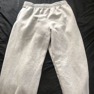 Gray sweat pants